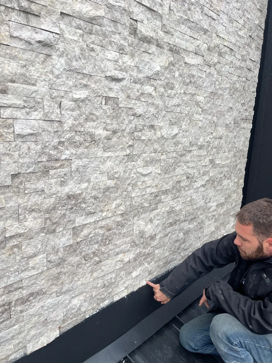 Trim and flashing detail on a Glen Oaks Commons siding job